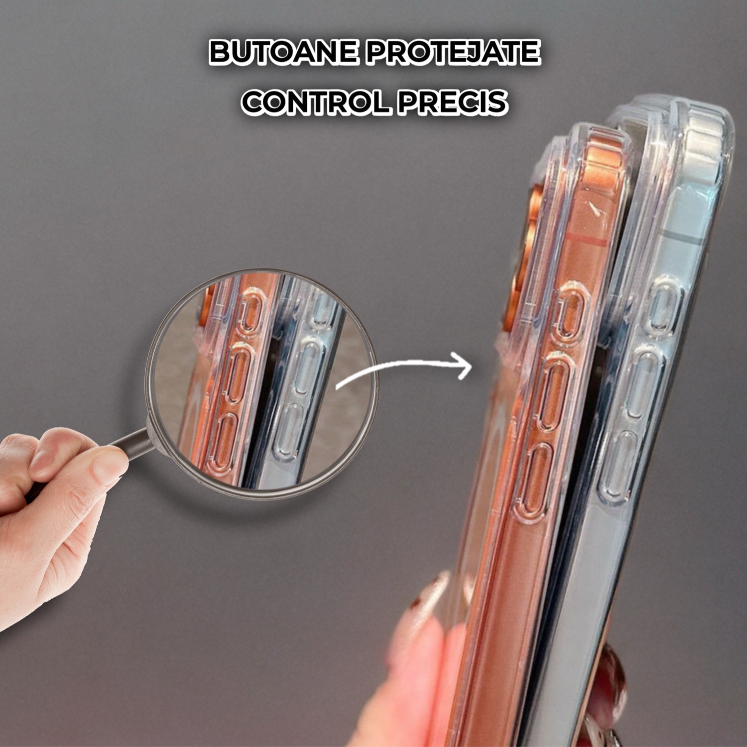Husa de Protectie Pentru iPhone 17 Pro Max MagSafe Premium Alb, Protectie Ranforsata Antisoc, Design Subtire Transparent, Compatibila Incarcare Wireless