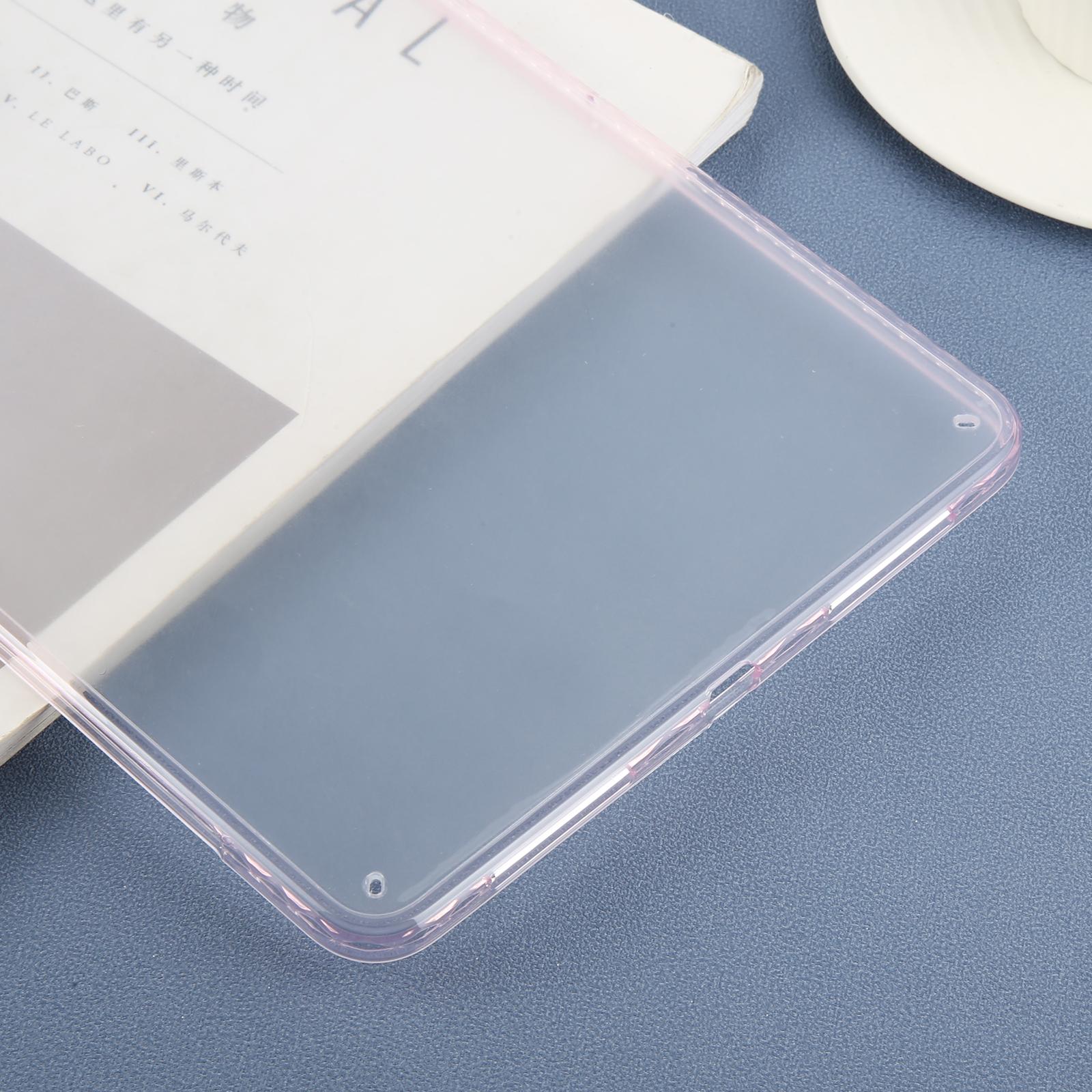 Husa tableta pentru iPad Air 11 2025 / 2024, hibrid TPU acrilic transparent, pe roz