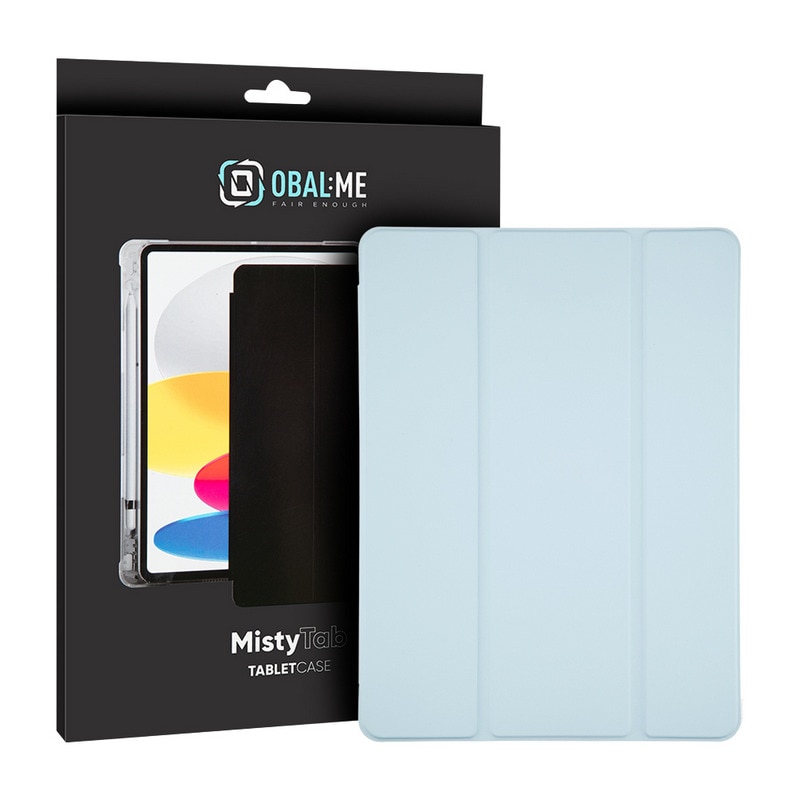 Husa tableta pentru Samsung Galaxy Tab S10 Lite 10.9 inch (SM-X400, SM-X406) compatibile - husă inteligentă albastru-ciel, cu suport pentru creion