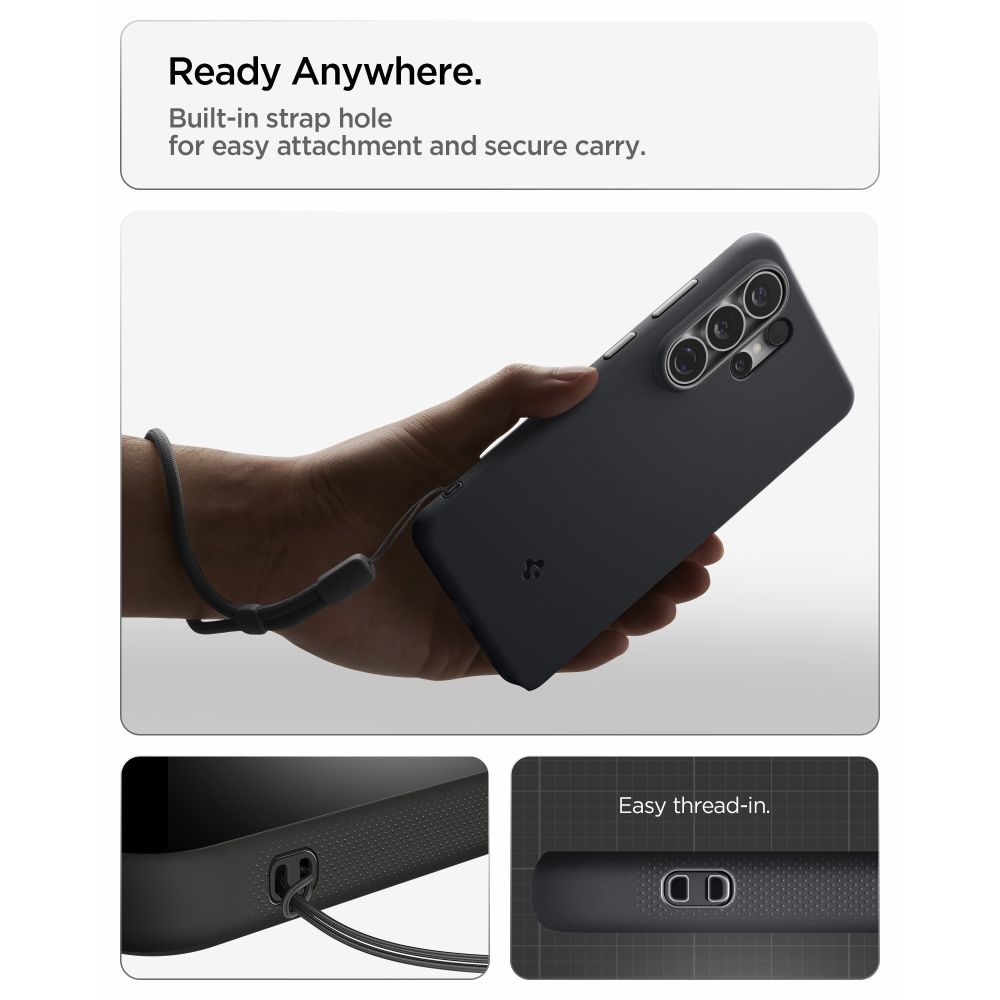 Carcasa Spigen Nano Pop cu MagSafe compatibila cu Samsung Galaxy S26 Ultra, Negru