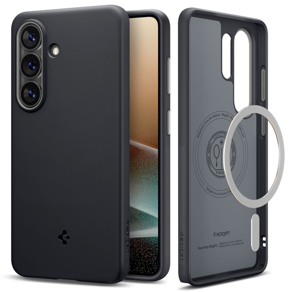 Carcasa Spigen Nano Pop cu MagSafe compatibila cu Samsung Galaxy S26 Ultra, Negru