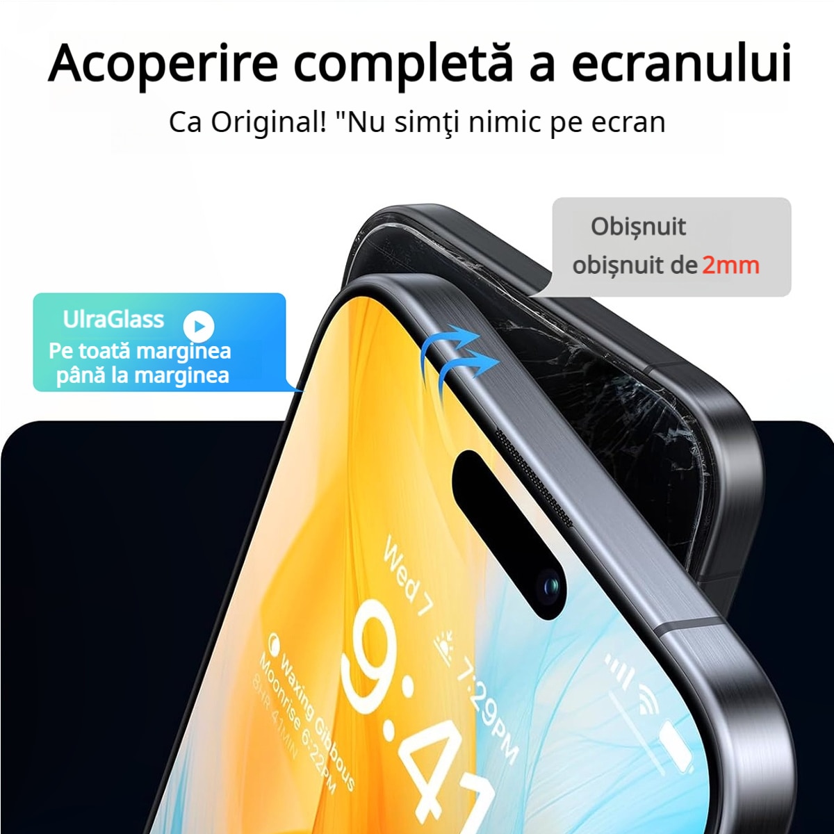 Set 2 Folie Sticla pentru Samsung Galaxy S25 Ultra Oein® – Sticla Securizata 9H+, Claritate Super HD, Kit Instalare Automata Anti-Praf Rapid, Tratament Oleofob Electronic, Anti-Amprenta, Sensibilitate Touch Avansata