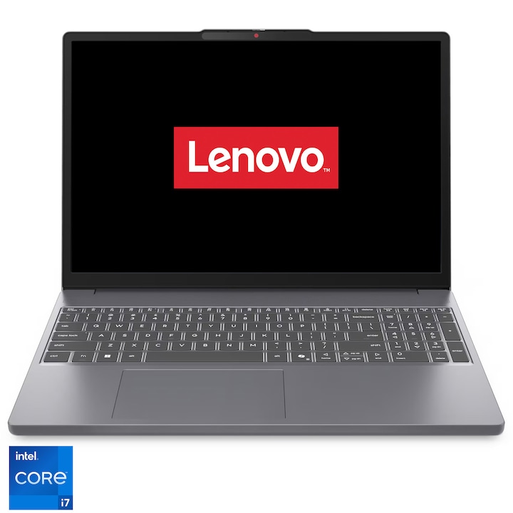 Laptop Lenovo IdeaPad Slim 3 15IRH10 cu procesor Intel® Core™ i7-13620H pana la 4.9GHz, 15.3" WUXGA, IPS, 24GB DDR5 RAM, 1TB SSD, Intel® UHD Graphics, No OS, METAL, Luna Grey