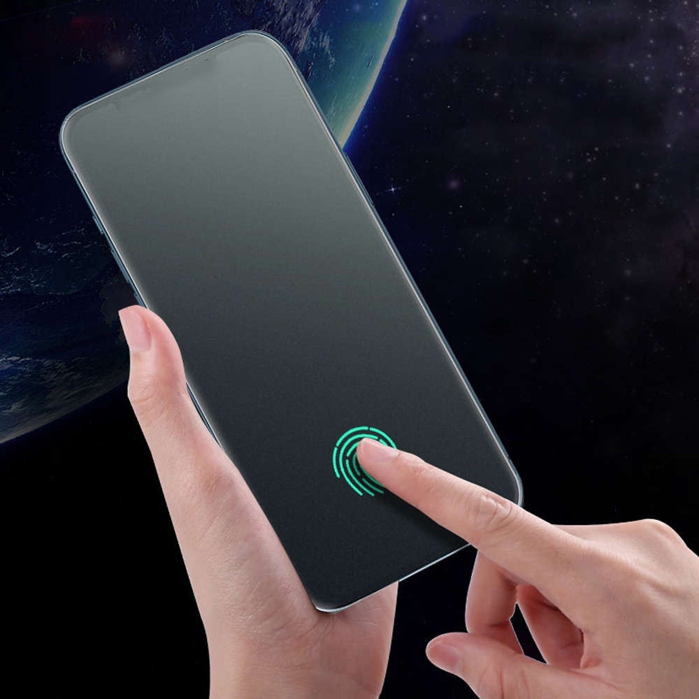Folie Privacy InvisImpact compatibila cu Xiaomi 14T, Polimer siliconic, Adeziv premium, Montare usoara, Fara lichid, Regenerabila, Full Glue, Compatibila cu senzorul de amprenta, Case-Friendly
