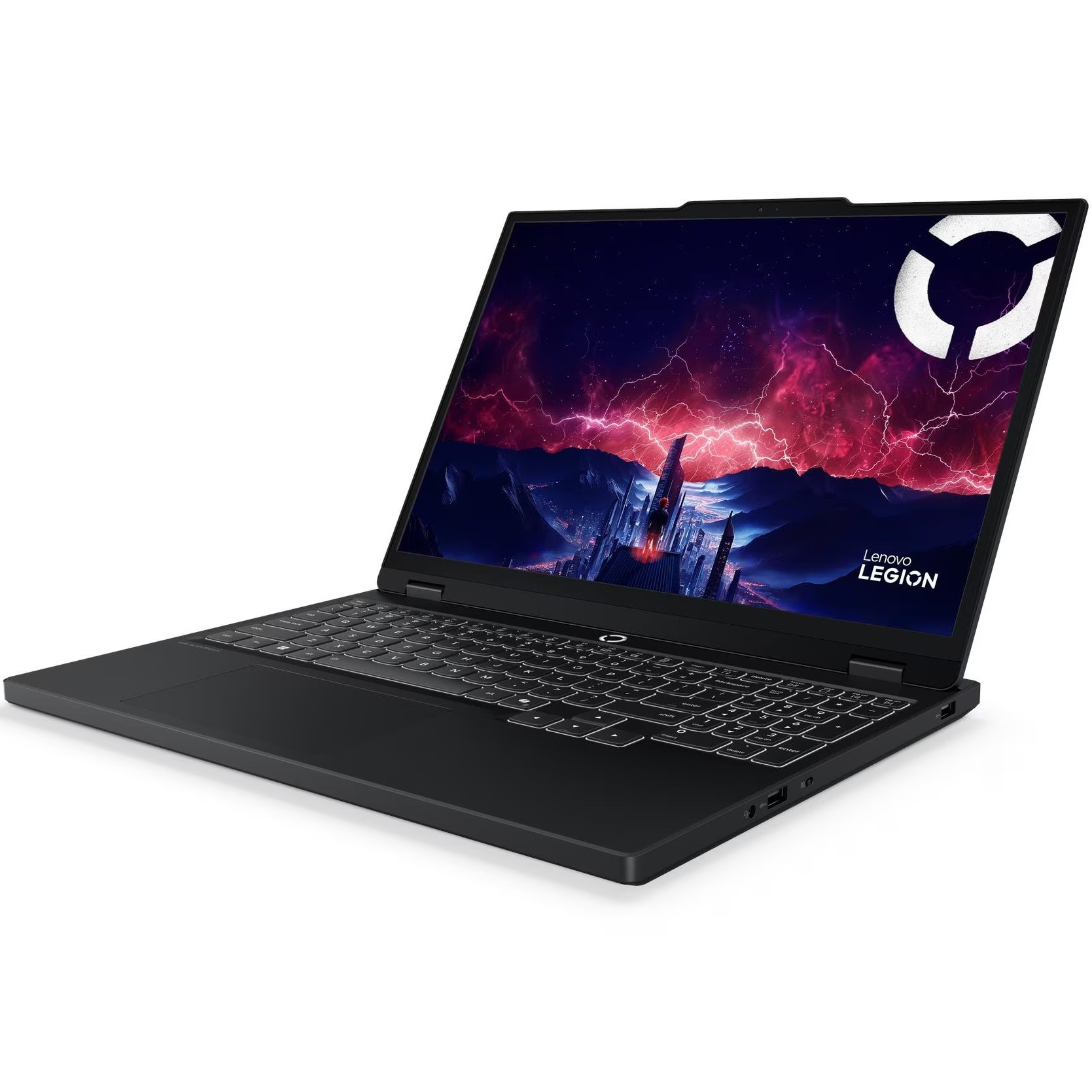 Laptop Gaming Lenovo Legion 5 15AHP10 cu procesor AMD Ryzen™ 7 260 pana la 5.1GHz, 15.1'', WQXGA , OLED, 24GB DDR5, 1TB SSD, NVIDIA® GeForce RTX™ 5050 8GB GDDR7, No OS, Eclipse Black, 3y on-site Premium Care