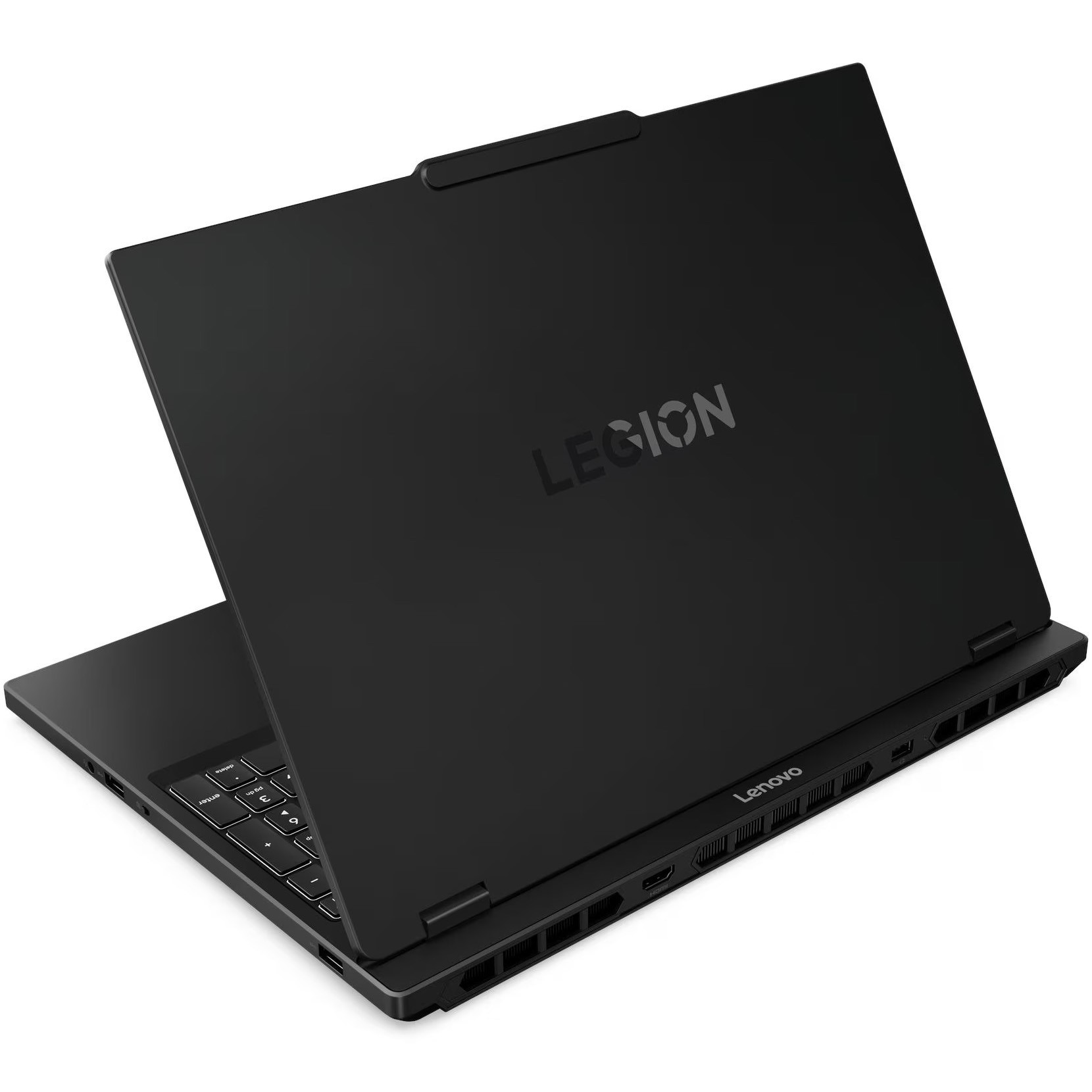Laptop Gaming Lenovo Legion 5 15AHP10 cu procesor AMD Ryzen™ 7 260 pana la 5.1GHz, 15.1'', WQXGA , OLED, 24GB DDR5, 1TB SSD, NVIDIA® GeForce RTX™ 5050 8GB GDDR7, No OS, Eclipse Black, 3y on-site Premium Care
