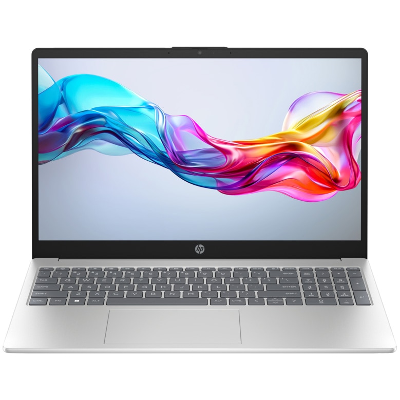 Laptop HP 15-fd0069nq cu procesor Intel® Core™ i5-1334U pana la 4.6GHz, 15.6'', Full HD, 16GB DDR4 RAM, 512GB SSD, Intel® Iris® Xᶱ, Free DOS, Silver