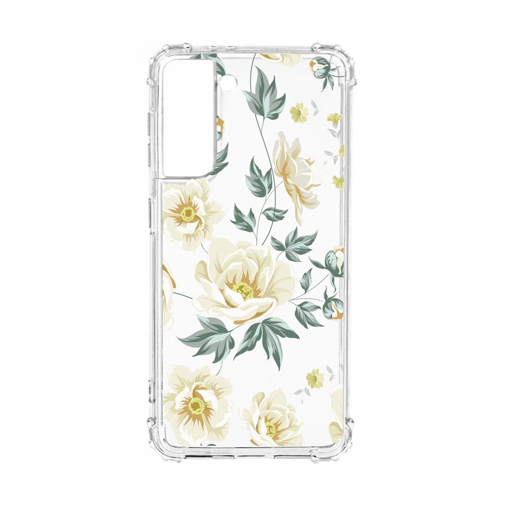 Husa Anti Shock Silicon Compatibila Cu Samsung Galaxy S22, Flowers, Military Grade Drop Protection, AS 126