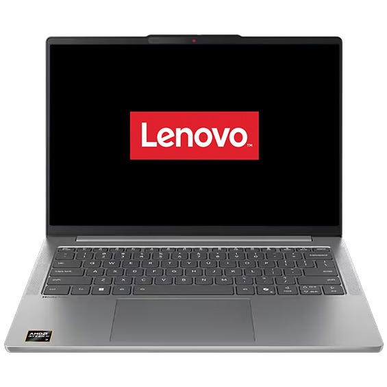 Laptop Lenovo IdeaPad Slim 5 14AHP10 cu procesor AMD Ryzen™ 7 8845HS pana la 5.1GHz, 14" WUXGA, IPS, 32GB DDR5 RAM, 1TB SSD, AMD Radeon™ 780M Graphics, No OS, Luna Grey