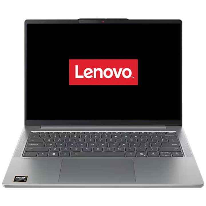 Laptop Lenovo IdeaPad Slim 5 14AHP10 cu procesor AMD Ryzen™ 7 8845HS pana la 5.1GHz, 14" WUXGA, IPS, 32GB DDR5 RAM, 1TB SSD, AMD Radeon™ 780M Graphics, No OS, Luna Grey