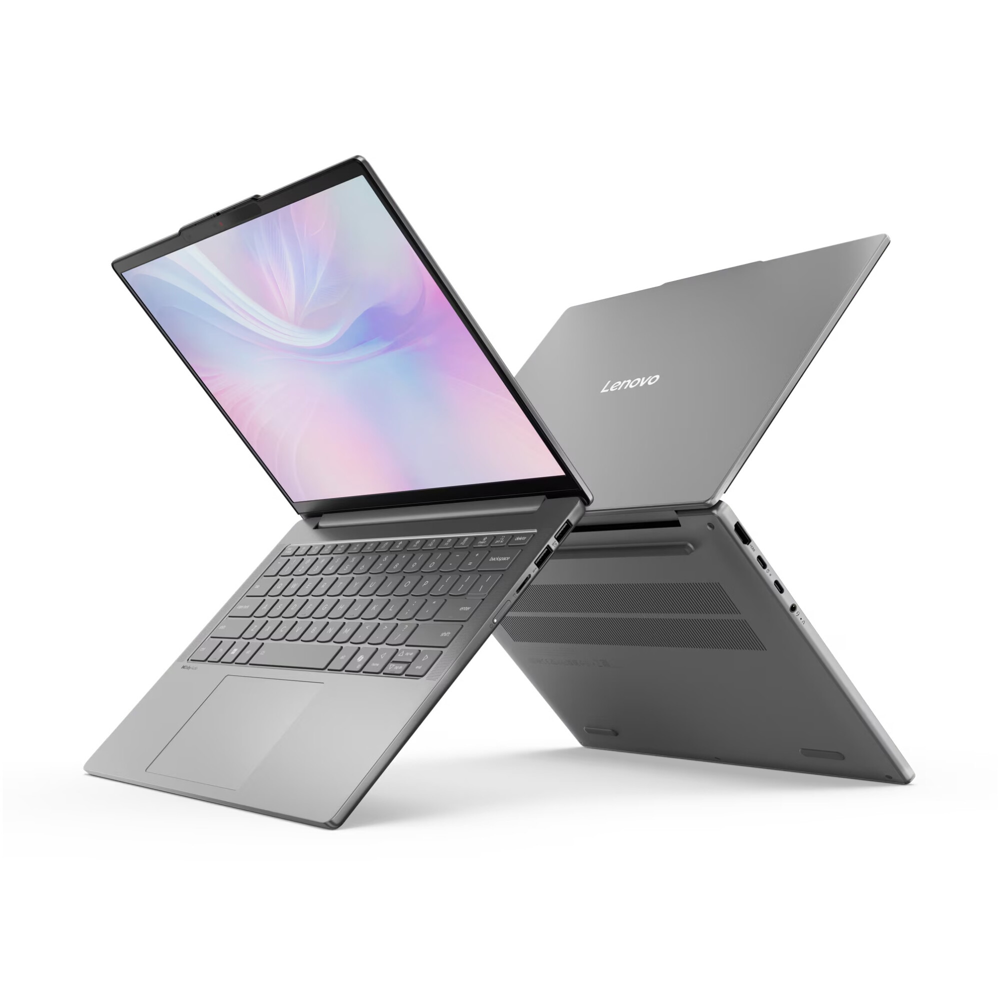 Laptop Lenovo IdeaPad Slim 5 14AHP10 cu procesor AMD Ryzen™ 7 8845HS pana la 5.1GHz, 14" WUXGA, IPS, 32GB DDR5 RAM, 1TB SSD, AMD Radeon™ 780M Graphics, No OS, Luna Grey