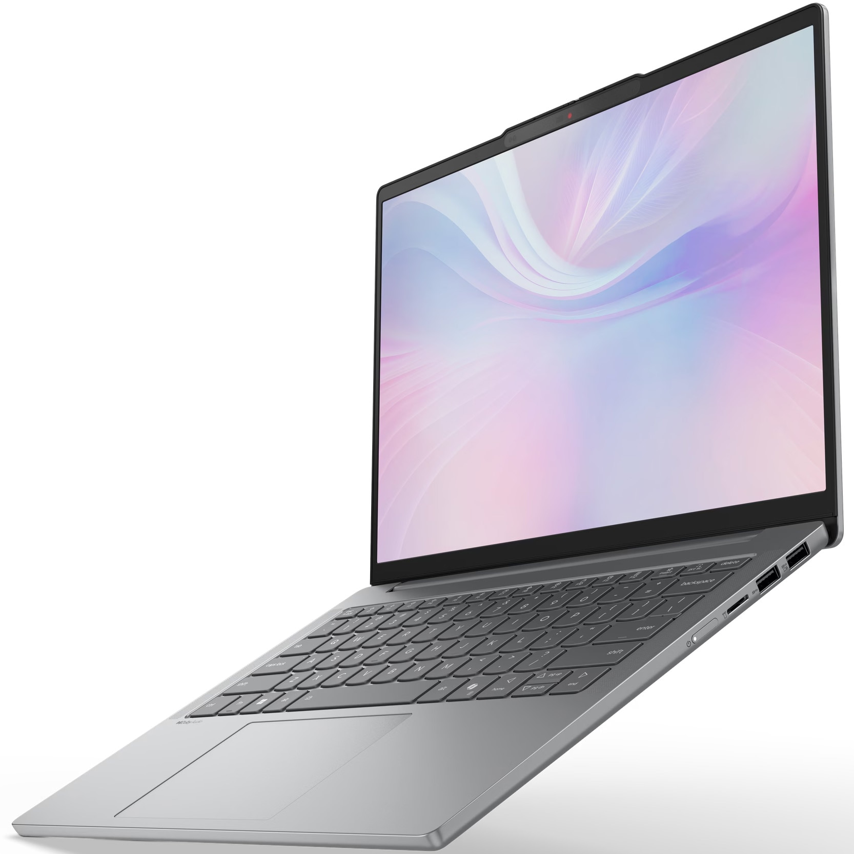 Laptop Lenovo IdeaPad Slim 5 14AHP10 cu procesor AMD Ryzen™ 7 8845HS pana la 5.1GHz, 14" WUXGA, IPS, 32GB DDR5 RAM, 1TB SSD, AMD Radeon™ 780M Graphics, No OS, Luna Grey