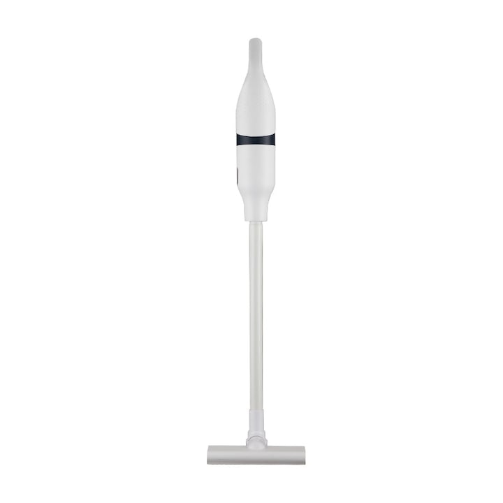 Aspirator vertical fara fir, 130W, 9000Pa, reglare in 2 viteze, capacitate cupa de praf 1, 2L, 2200mAh, potrivit pentru lucrarile de curatare casnica, alb
