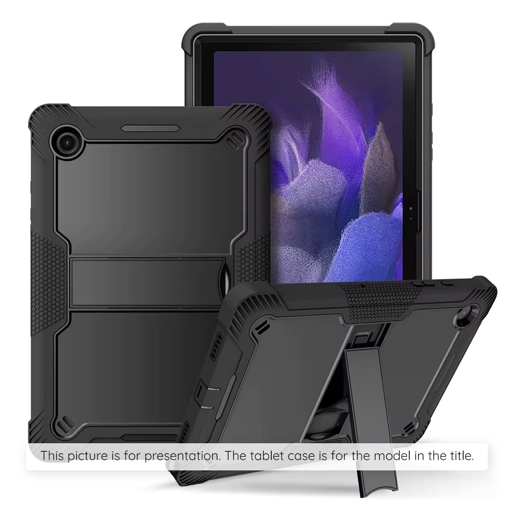 Husa pentru iPad 10.2 (2019/2020/2021) + Folie, Techsuit Rugged TabShell, Black