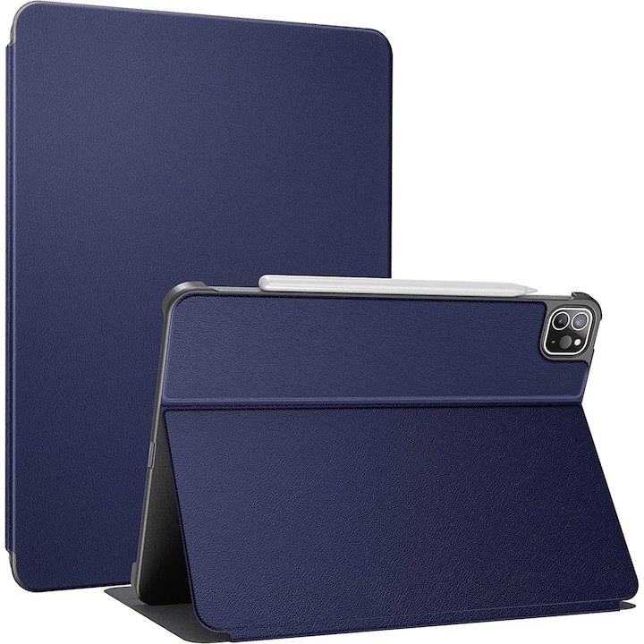 Husa pentru tableta, Soke, Pentru iPad Pro 12.9 2021, Albastru