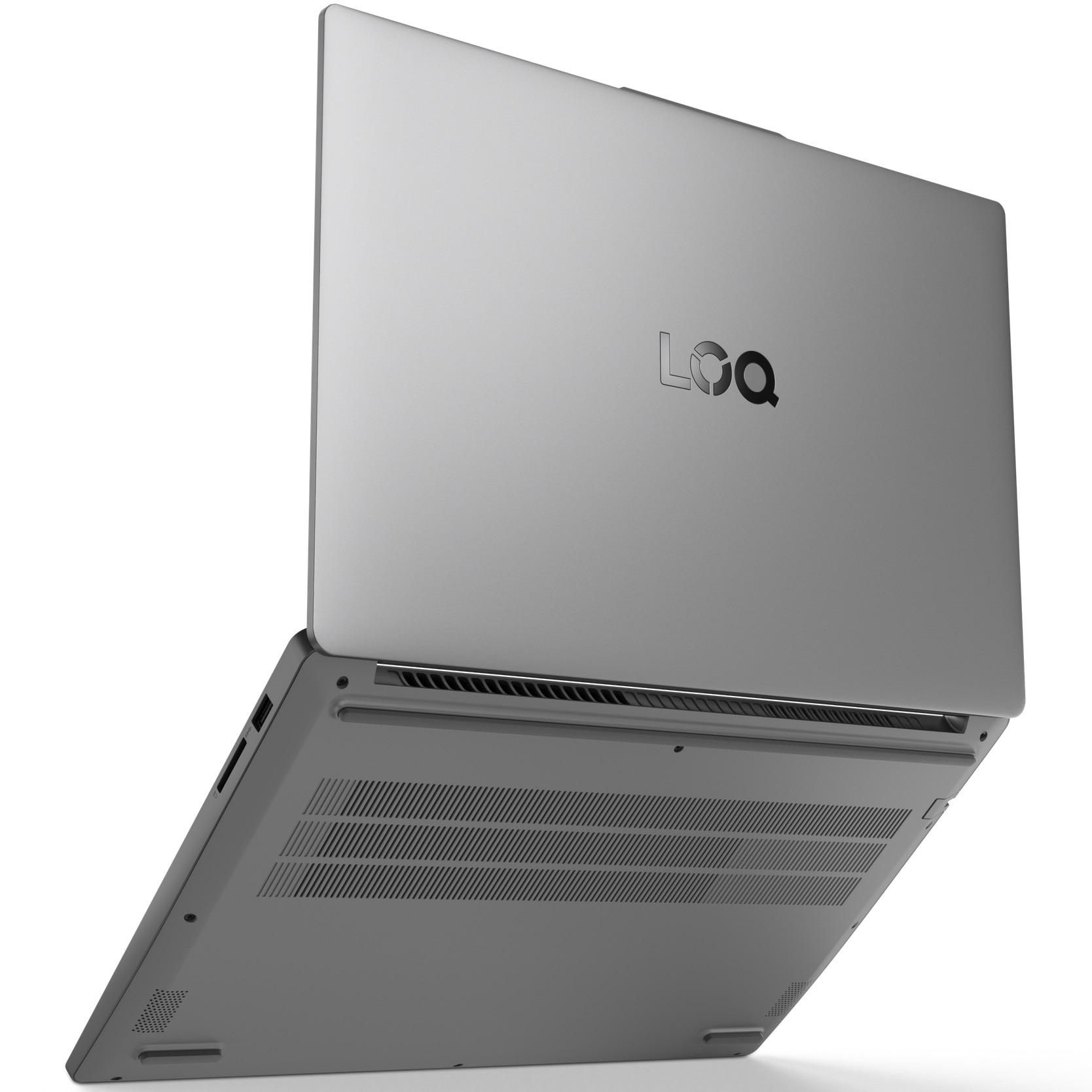 Laptop Gaming Lenovo LOQ 15IAX9E cu procesor Intel® Core™ i5-12450HX pana la 4.4GHz, 15.6" Full HD, IPS, 144Hz, 16GB DDR5 RAM, 1TB SSD, NVIDIA® GeForce RTX™ 2050 4GB GDDR6, No OS, Luna Grey