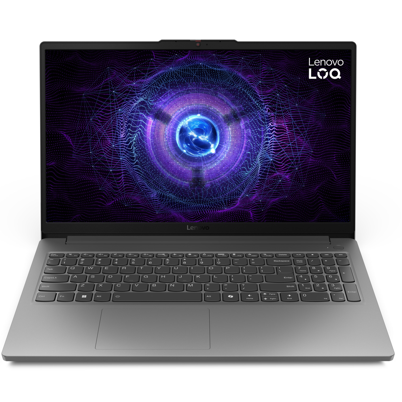 Laptop Gaming Lenovo LOQ 15IAX9E cu procesor Intel® Core™ i5-12450HX pana la 4.4GHz, 15.6" Full HD, IPS, 144Hz, 16GB DDR5 RAM, 1TB SSD, NVIDIA® GeForce RTX™ 2050 4GB GDDR6, No OS, Luna Grey