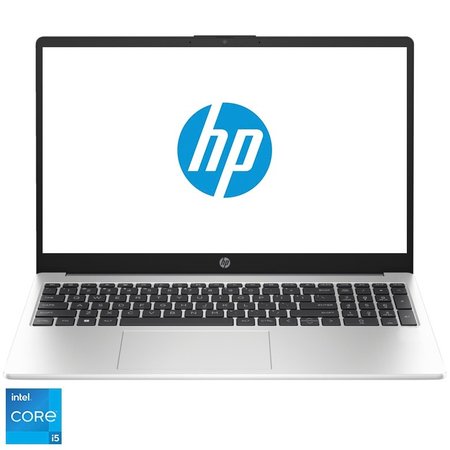 Laptop HP 250 G10 cu procesor Intel® Core™ i5 1334U pana la 4.6GHz, 15.6'', IPS, Full HD, 16GB DDR4 RAM, 512GB SSD, Intel® Iris® Xe Graphics, Free DOS, Turbo silver