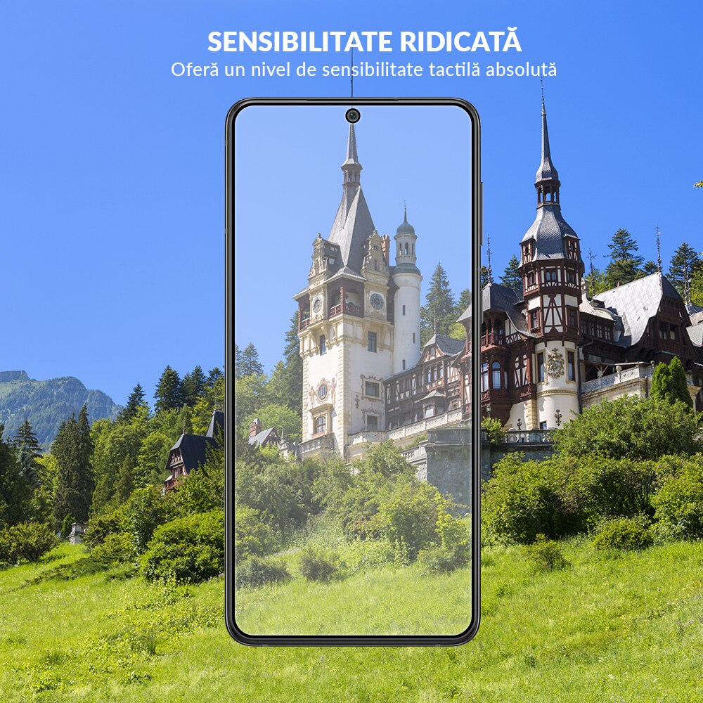 Folie Sticla Dr.Shield, Compatibil Samsung Galaxy S21 Plus, Full Glue, Protectie Profesionala 2.5D
