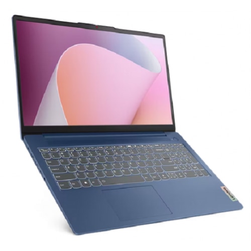 Laptop Lenovo IdeaPad Slim 3 15AMN8, AMD Ryzen 3 7320U, 15.6 inch FHD, 8GB RAM, 512GB SSD, No OS, Albastru