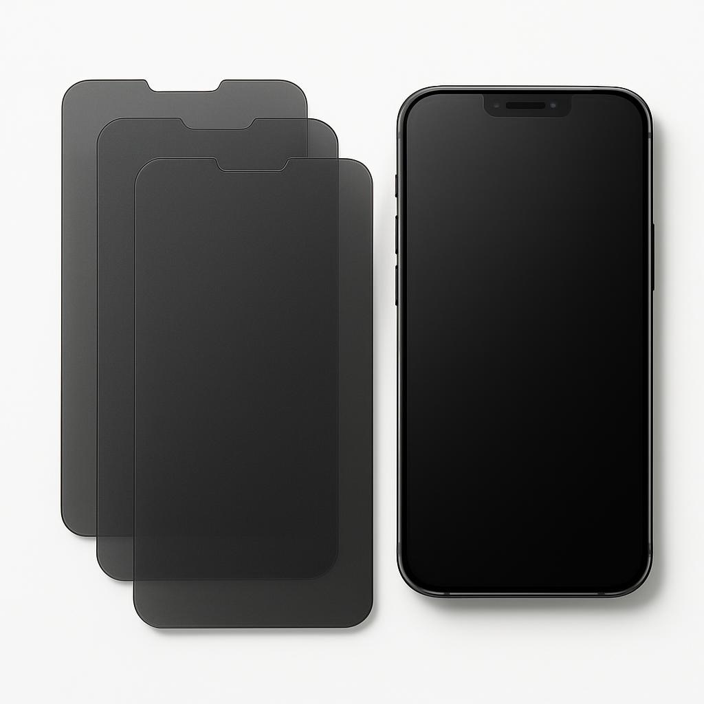 Set 3 Buc. Folie Display Privacy pentru Cubot KingKong 11, protectie Infinity Enterprise - SIlver pentru ecran telefon Fata din Hydrogel, Flexibil, lipire Completa, Silicon, Set complet pentru Instalare usoara