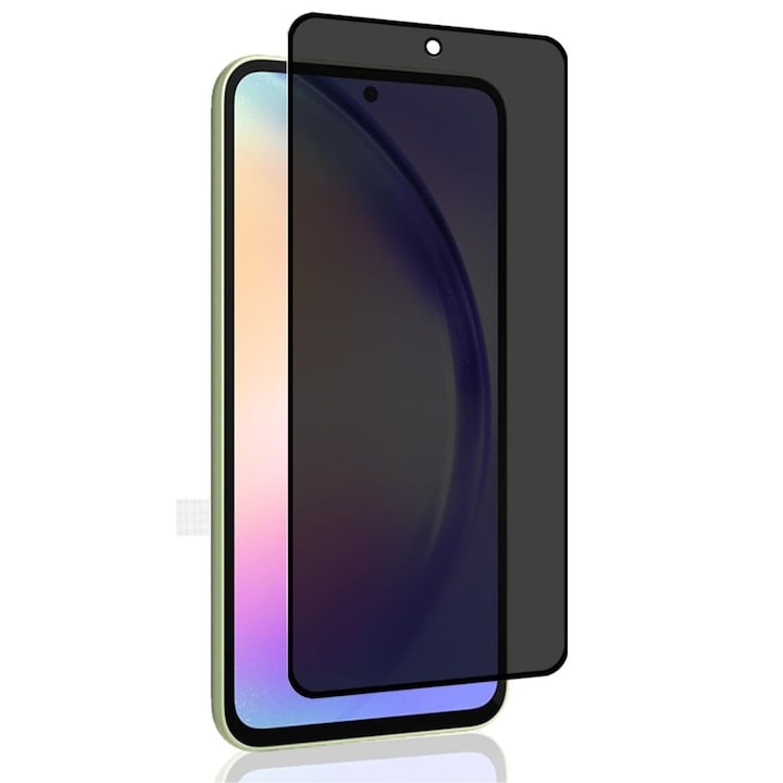 Folie de protectie din sticla securizata pentru Google Pixel 7, unghi de confidentialitate de 28°, acoperire completa, rezistenta la zgarieturi, duritate 9H, 99,99% HD