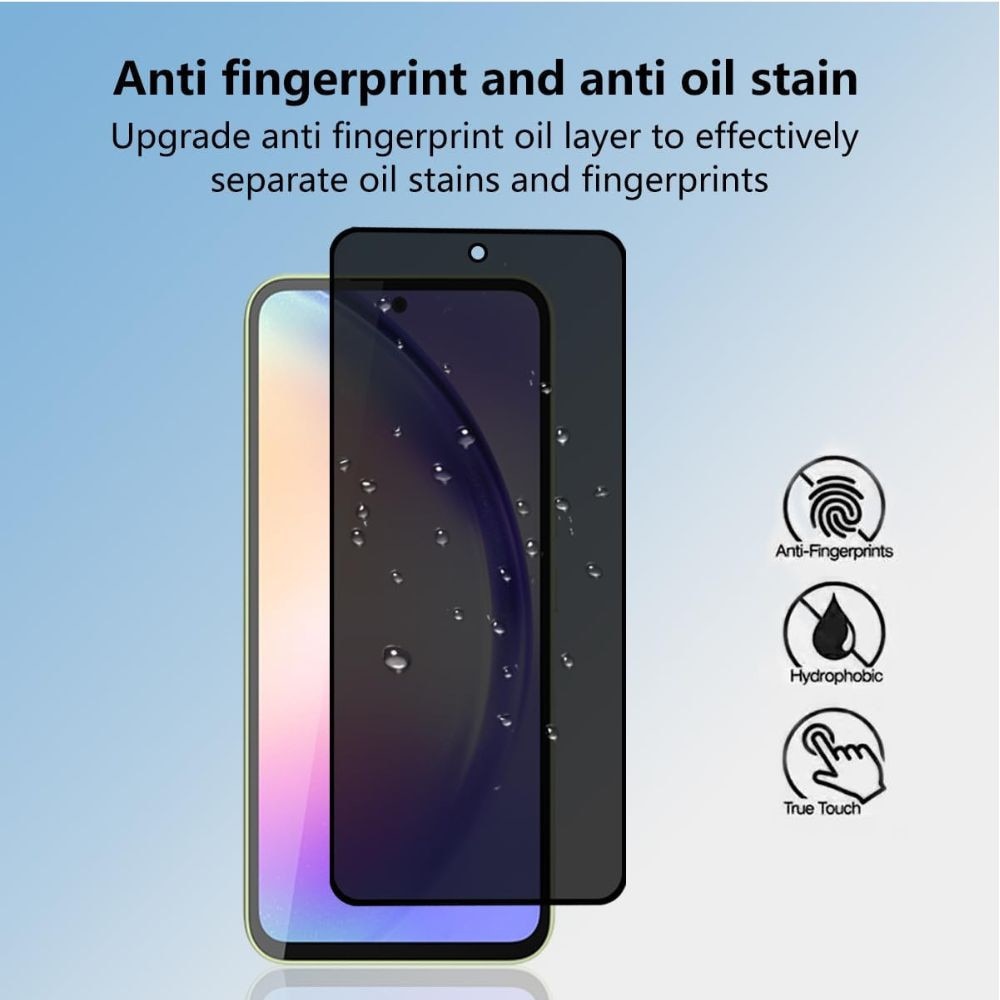 Folie de protectie din sticla securizata pentru Google Pixel 7, unghi de confidentialitate de 28°, acoperire completa, rezistenta la zgarieturi, duritate 9H, 99,99% HD