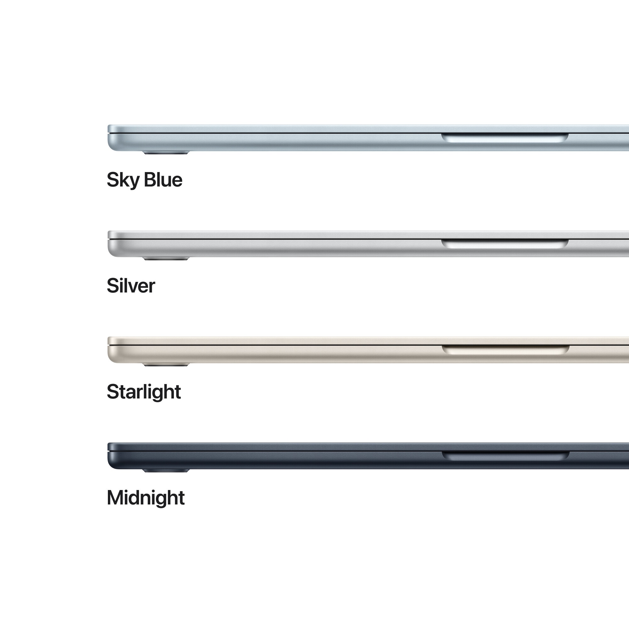 Laptop Apple MacBook Air 15", cu procesor Apple M4, 10 nuclee CPU si 10 nuclee GPU, 16GB RAM, 256GB, Sky Blue, Tastatura Internationala, Manual RO