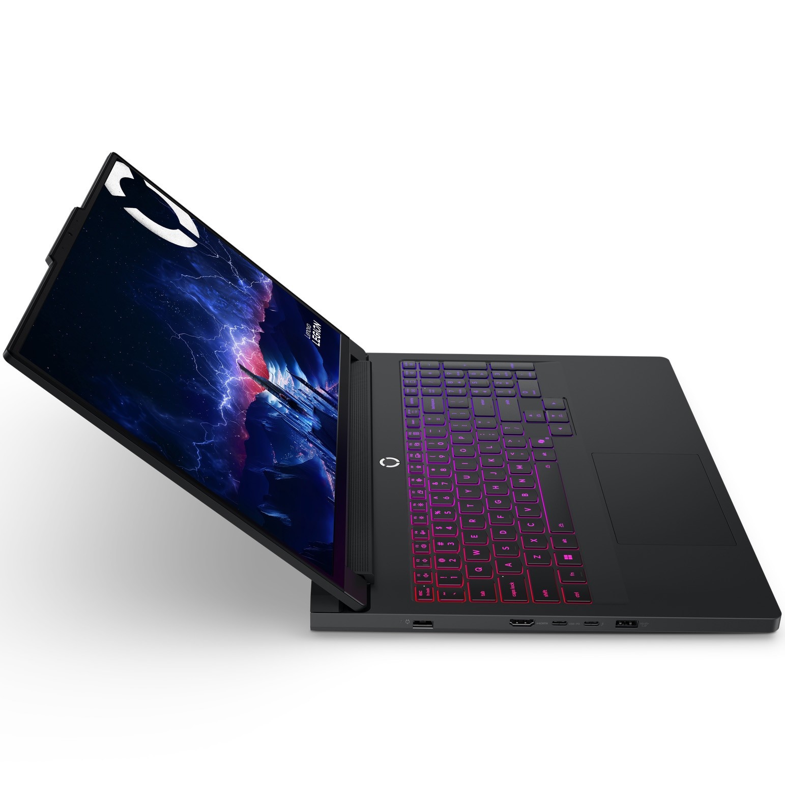 Laptop Gaming Lenovo Legion Pro 7 16IAX10H cu procesor Intel® Core™ Ultra 9 275HX pana la 5.4GHz, 16" WQXGA, OLED, 240Hz, 32GB DDR5 RAM, 1TB SSD, NVIDIA® GeForce RTX™ 5080 16GB GDDR7, No OS, Eclipse Black, 3y on-site Premium Care