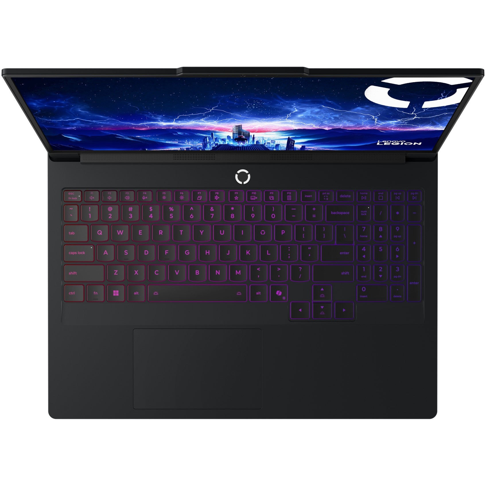 Laptop Gaming Lenovo Legion Pro 7 16IAX10H cu procesor Intel® Core™ Ultra 9 275HX pana la 5.4GHz, 16" WQXGA, OLED, 240Hz, 32GB DDR5 RAM, 1TB SSD, NVIDIA® GeForce RTX™ 5080 16GB GDDR7, No OS, Eclipse Black, 3y on-site Premium Care