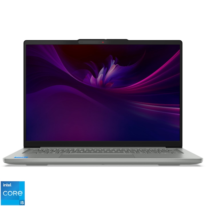 Laptop Lenovo IdeaPad Slim 5 14IRH10 cu procesor Intel® Core™ i5-13420H pana la 4.6GHz, 14" WUXGA, IPS, 32GB DDR5 RAM, 1TB SSD, Intel® UHD Graphics, No OS, Luna Grey