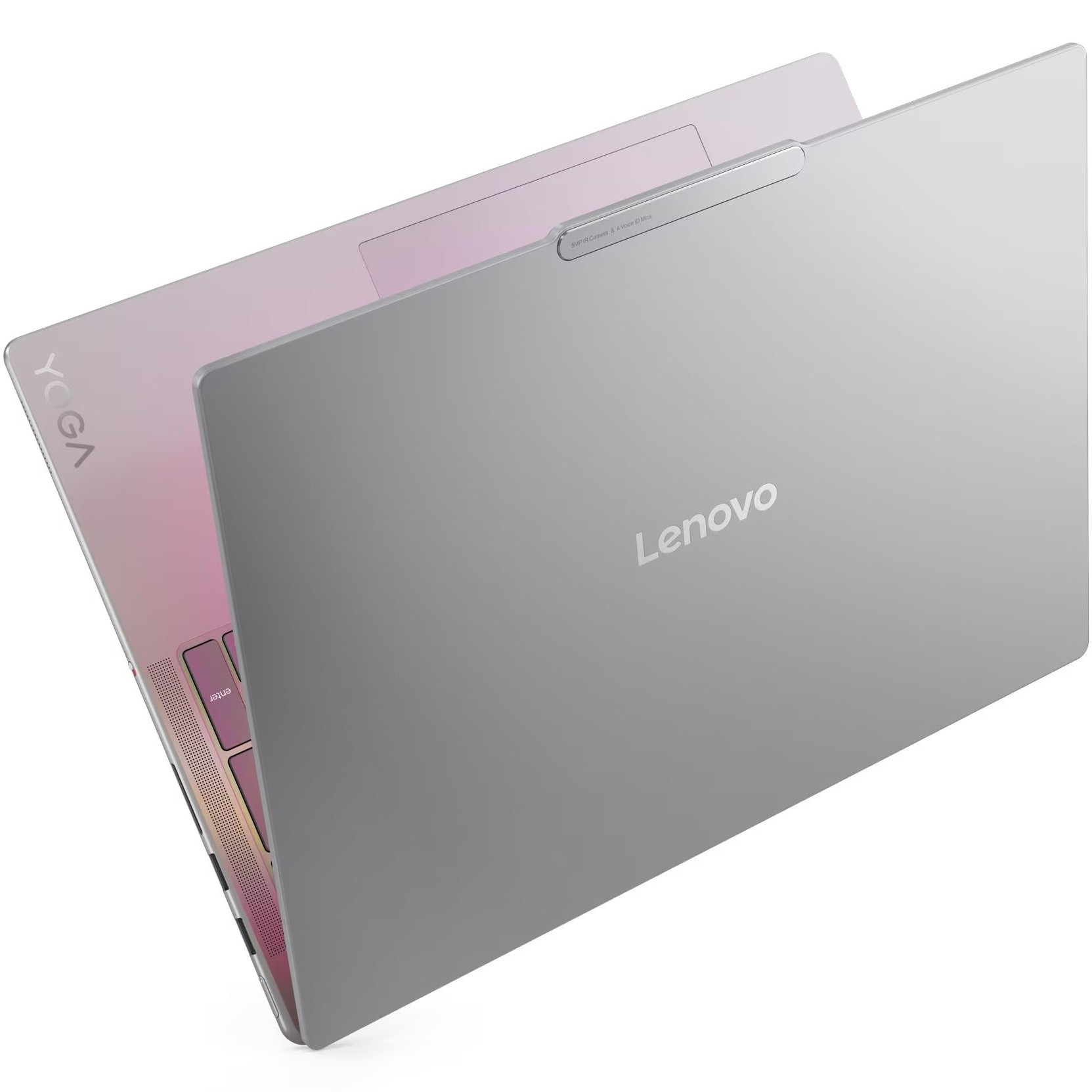 Laptop Lenovo Yoga Pro 9 16IAH10 cu procesor Intel® Core™ Ultra 7 255H pana la 5.1GHz, 16" 2.8K WQXGA+ , OLED, 120Hz, 64GB LPDDR5x RAM, 2TB SSD, NVIDIA® GeForce RTX™ 5070 8GB GDDR7, Windows® 11 Home, Luna Grey, 3y on-site Premium Care