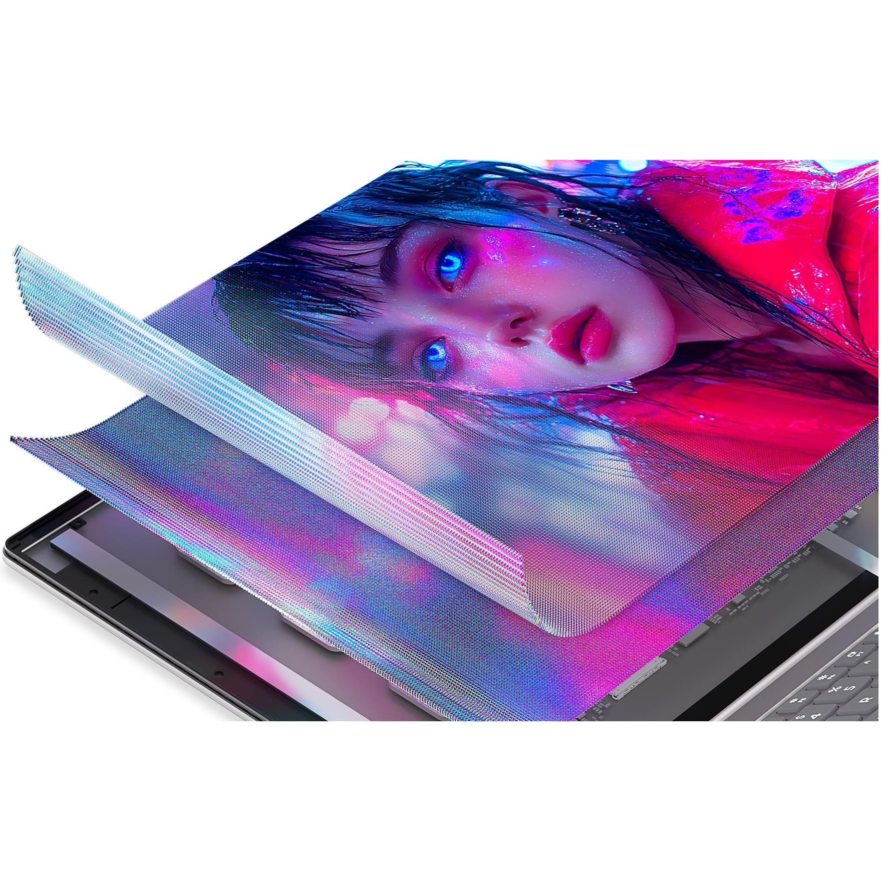 Laptop Lenovo Yoga Pro 9 16IAH10 cu procesor Intel® Core™ Ultra 7 255H pana la 5.1GHz, 16" 2.8K WQXGA+ , OLED, 120Hz, 64GB LPDDR5x RAM, 2TB SSD, NVIDIA® GeForce RTX™ 5070 8GB GDDR7, Windows® 11 Home, Luna Grey, 3y on-site Premium Care