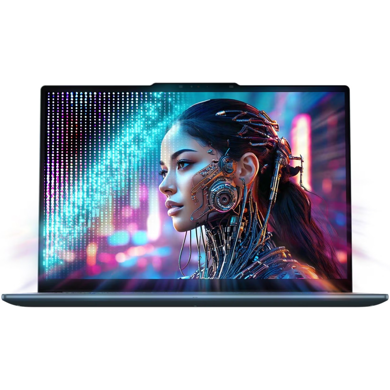Laptop Lenovo Yoga Pro 9 16IAH10 cu procesor Intel® Core™ Ultra 7 255H pana la 5.1GHz, 16" 2.8K WQXGA+ , OLED, 120Hz, 64GB LPDDR5x RAM, 2TB SSD, NVIDIA® GeForce RTX™ 5070 8GB GDDR7, Windows® 11 Home, Luna Grey, 3y on-site Premium Care