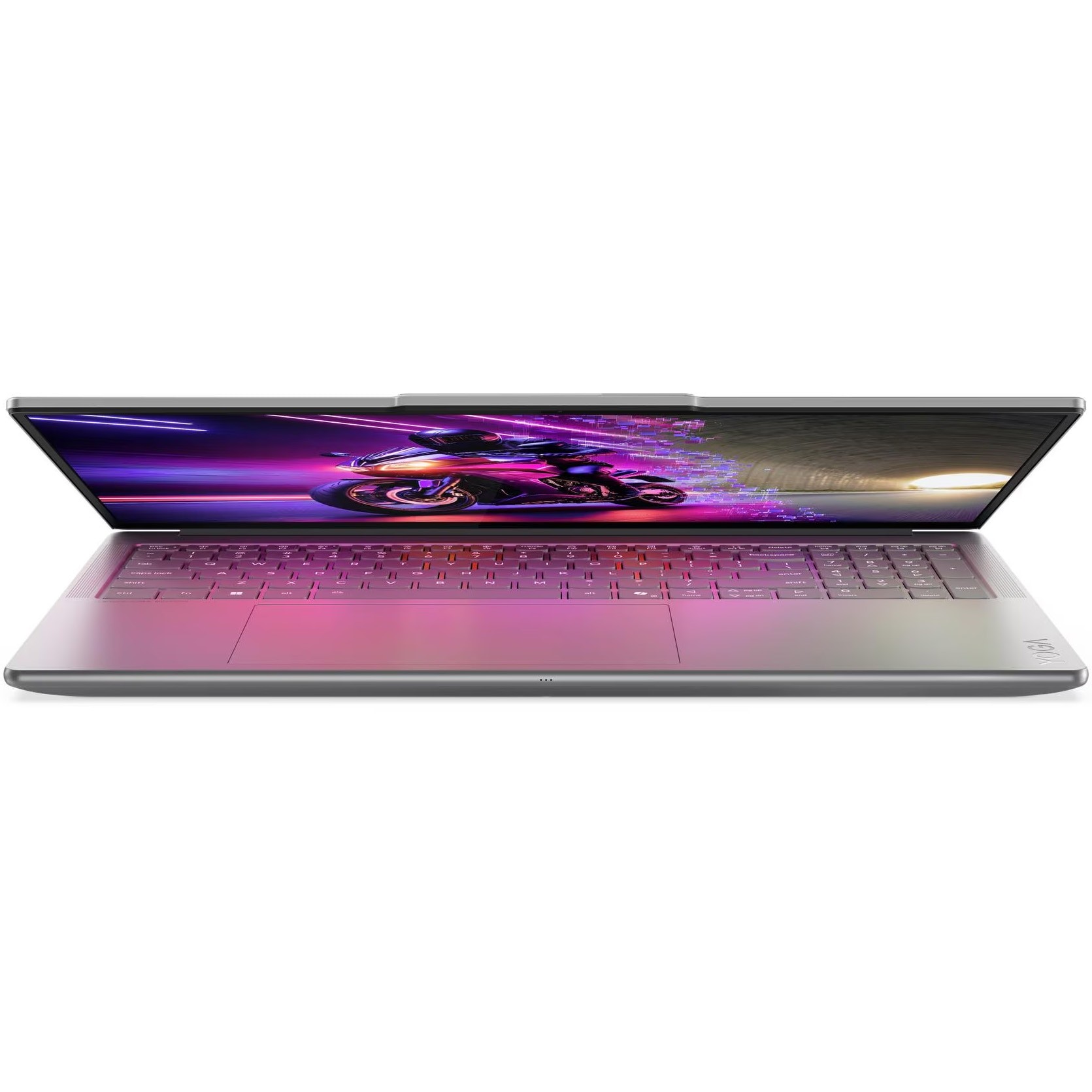 Laptop Lenovo Yoga Pro 9 16IAH10 cu procesor Intel® Core™ Ultra 7 255H pana la 5.1GHz, 16" 2.8K WQXGA+ , OLED, 120Hz, 64GB LPDDR5x RAM, 2TB SSD, NVIDIA® GeForce RTX™ 5070 8GB GDDR7, Windows® 11 Home, Luna Grey, 3y on-site Premium Care