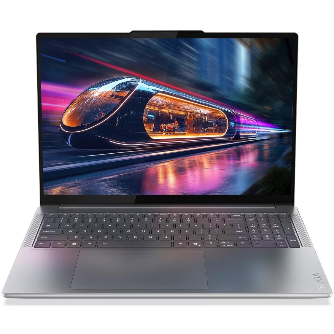 Laptop Lenovo Yoga Pro 9 16IAH10 cu procesor Intel® Core™ Ultra 7 255H pana la 5.1GHz, 16" 2.8K WQXGA+ , OLED, 120Hz, 64GB LPDDR5x RAM, 2TB SSD, NVIDIA® GeForce RTX™ 5070 8GB GDDR7, Windows® 11 Home, Luna Grey, 3y on-site Premium Care