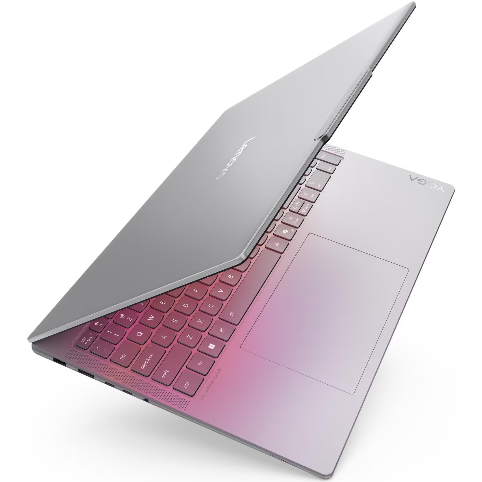 Laptop Lenovo Yoga Pro 9 16IAH10 cu procesor Intel® Core™ Ultra 7 255H pana la 5.1GHz, 16" 2.8K WQXGA+ , OLED, 120Hz, 64GB LPDDR5x RAM, 2TB SSD, NVIDIA® GeForce RTX™ 5070 8GB GDDR7, Windows® 11 Home, Luna Grey, 3y on-site Premium Care