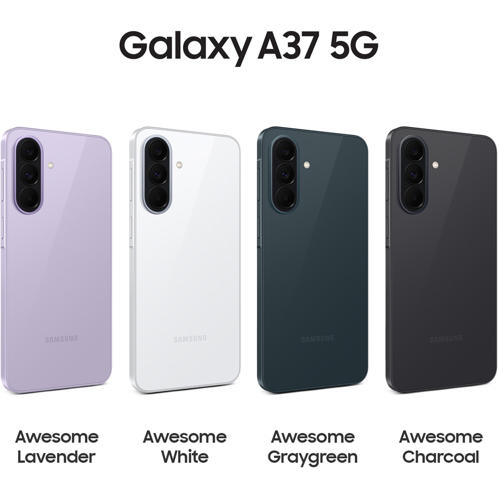 Telefon SAMSUNG Galaxy A37 5G, 128GB, 6GB RAM, Dual SIM, Awesome Green