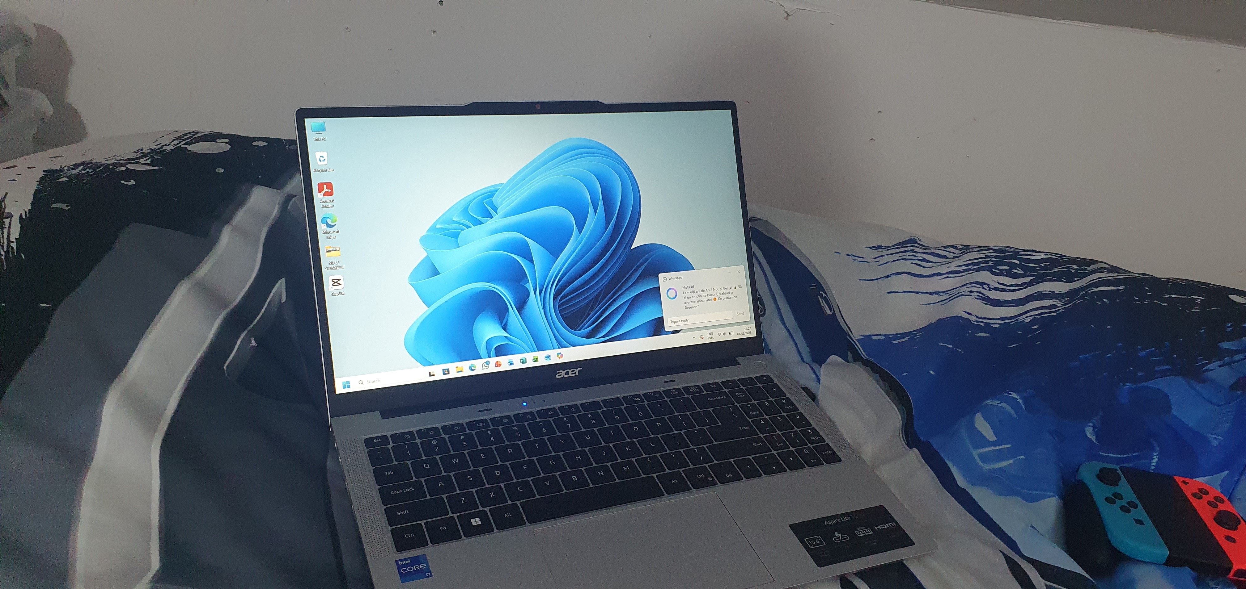 Laptop Acer Aspire Lite 15 AL15-72P-71X1 cu procesor Intel® Core™ i7-13620H up to 4.90 GHz, 15.6'', Full HD, IPS, 16GB DDR5 RAM, 1TB SSD, Intel® UHD Graphics, No OS, Pure Silver