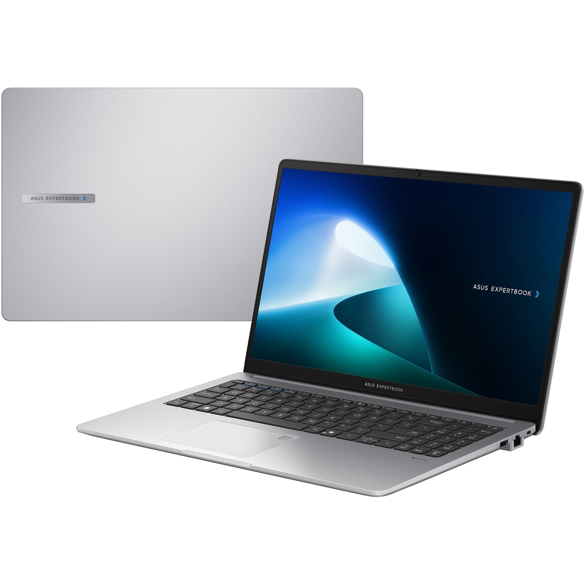 Laptop ASUS ExpertBook P1 P1503CVA cu procesor Intel® Core™ i5-13420H pana la 4.6GHz, 15.6'', Full HD, 16GB DDR5 RAM, 512GB SSD, Intel® UHD Graphics, No OS, Misty Grey