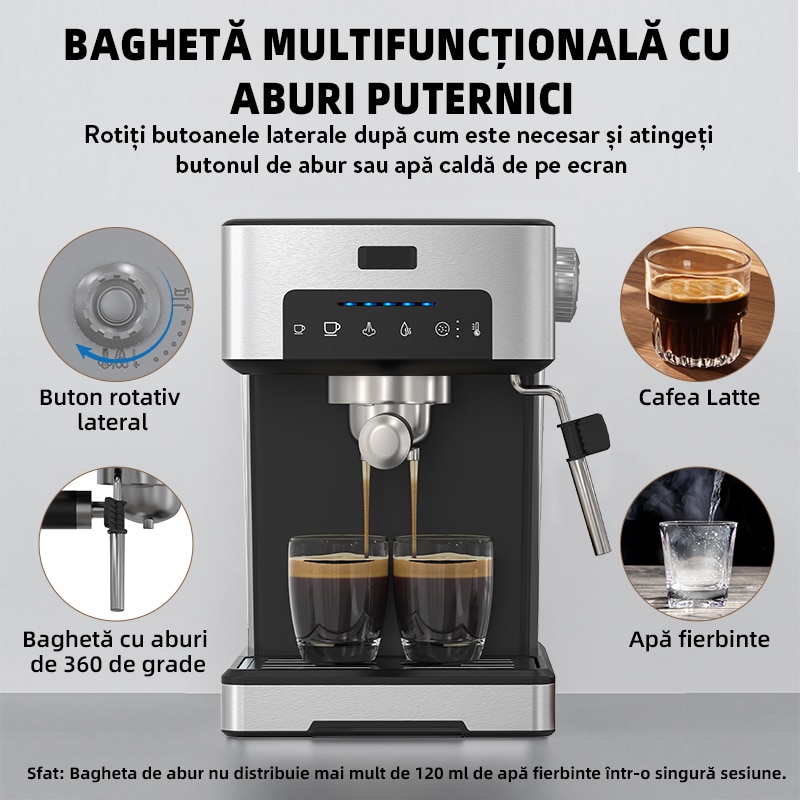 Masina de cafea manuala, cu control al temperaturii