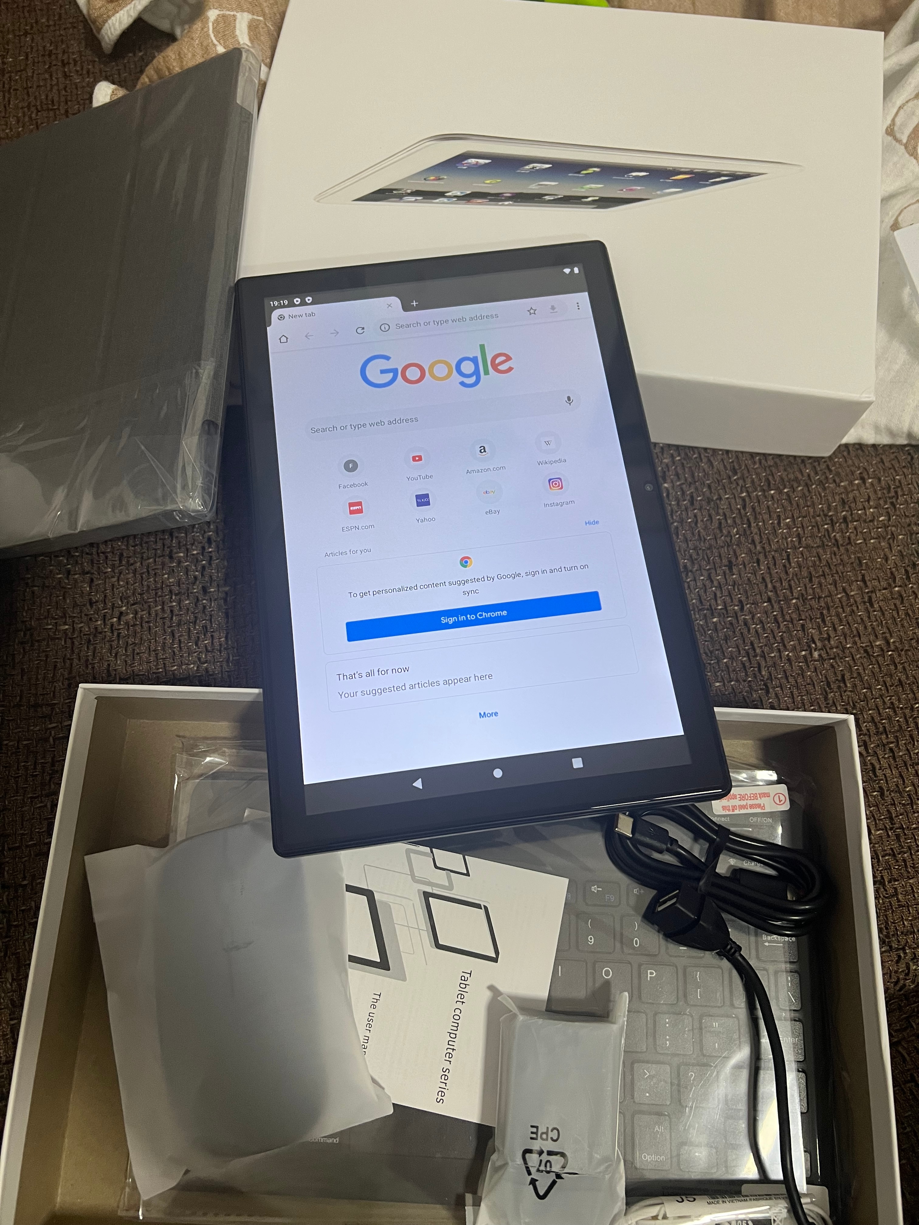 Tableta 10.1" MIVISO®, Octa-Core, 4G LTE/5G WIFI, 8GB RAM/256GB ROM, Android 13, HD 1920*1200, 8000mAh, 13MP+8MP, Negru,1920 x 1200 Cu SIM 10.1 inch 256 GB