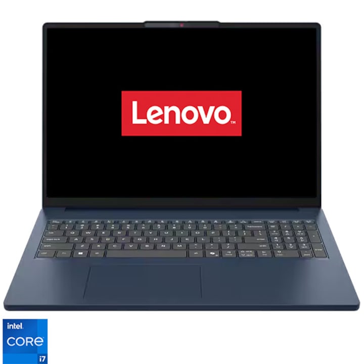 Laptop Lenovo IdeaPad Slim 3 16IRH10 cu procesor Intel® Core™ i7-13620H pana la 4.9GHz, 16" WUXGA, IPS, 24GB DDR5 RAM, 1TB SSD, Intel® UHD Graphics, No OS, Cosmic Blue, Aluminiu