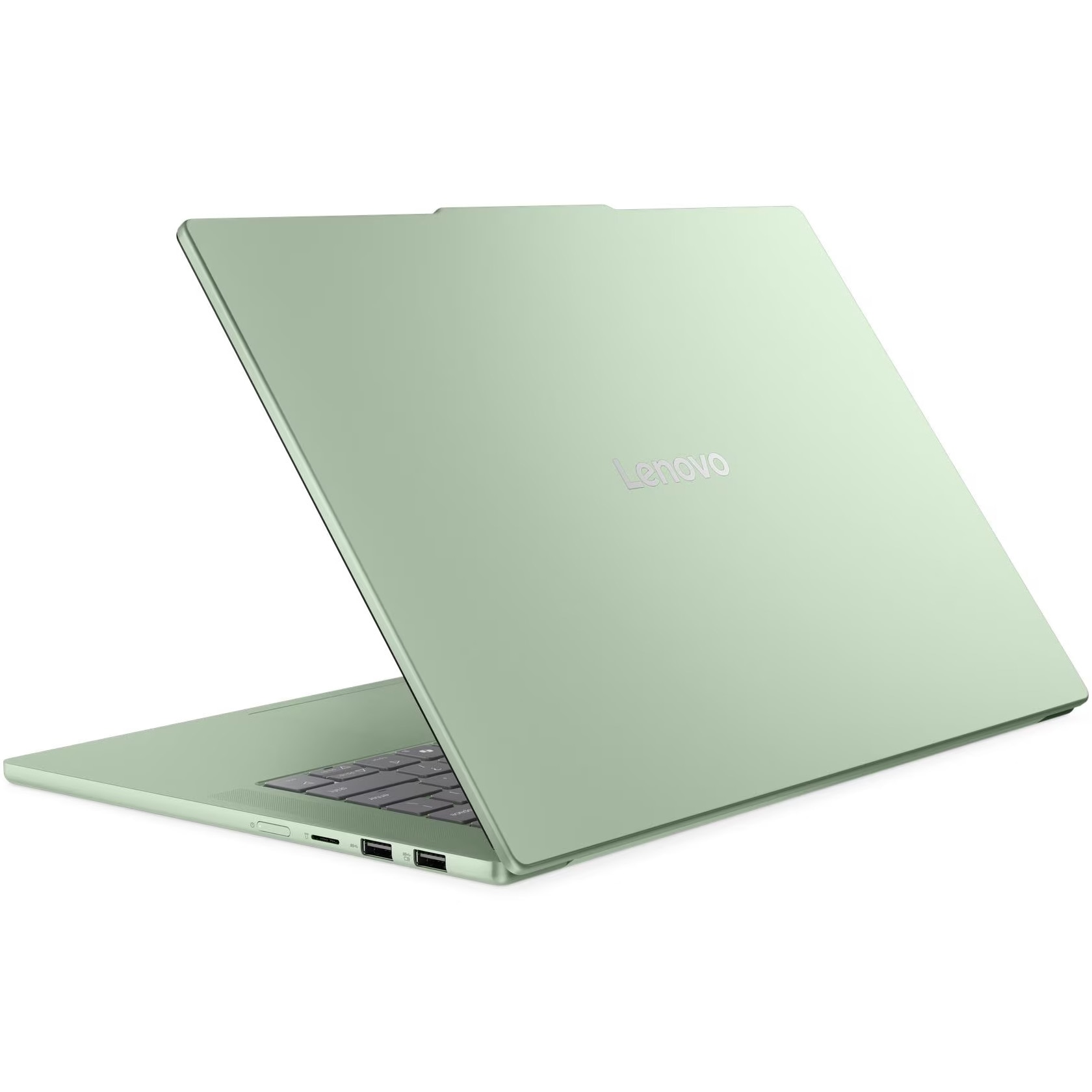 Laptop Lenovo IdeaPad Slim 5 15ARP10 cu procesor AMD Ryzen™ 7 7735HS pana la 4.75GHz, 15.1" WQXGA, OLED, 16GB LPDDR5x, 1TB SSD, AMD Radeon™ 680M Graphics, No OS, Seafoam Green