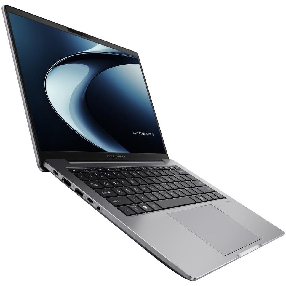 Laptop ASUS ExpertBook P3 P3405CVA cu procesor Intel® Core™ i7-13620H pana la 4.9GHz, 14'', WQXGA, 144Hz, 16GB DDR5 RAM, 1TB SSD, Intel® UHD Graphics, No OS, Misty Grey