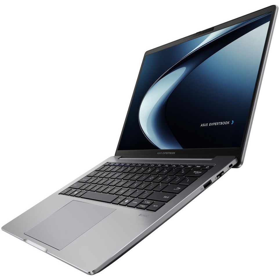 Laptop ASUS ExpertBook P3 P3405CVA cu procesor Intel® Core™ i7-13620H pana la 4.9GHz, 14'', WQXGA, 144Hz, 16GB DDR5 RAM, 1TB SSD, Intel® UHD Graphics, No OS, Misty Grey