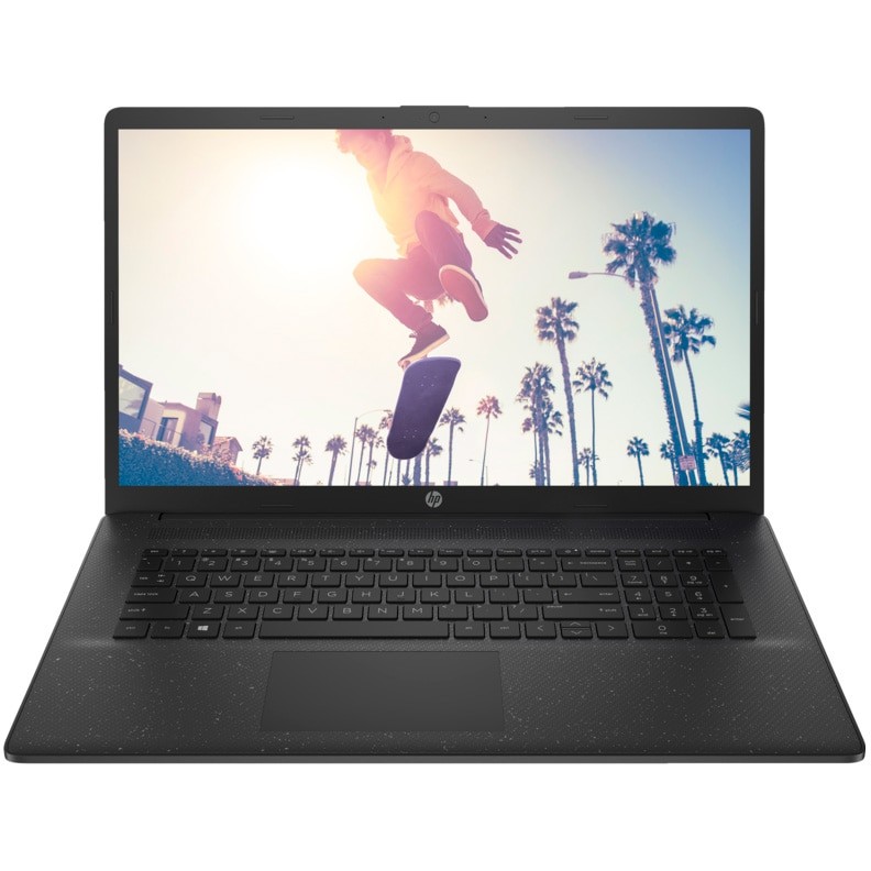 Laptop HP 17-cn3004nq cu procesor Intel® Core™ i5-1334U pana la 4.6GHz, 17.3'', Full HD, IPS, 16GB DDR4 RAM, 1TB SSD, Intel® Iris® Xe, Free DOS, Black