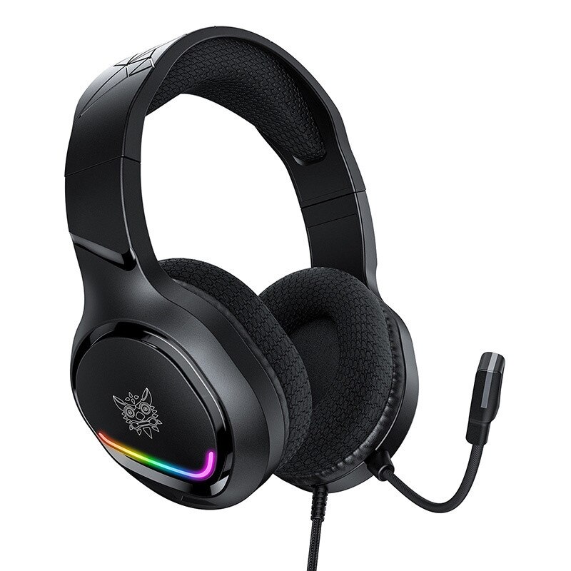 Casti gaming ONIKUMA X31, Cu fir, Drivere 50mm, Jack 3.5 mm / USB, RGB, Lungime cablu 2.2m, Negru