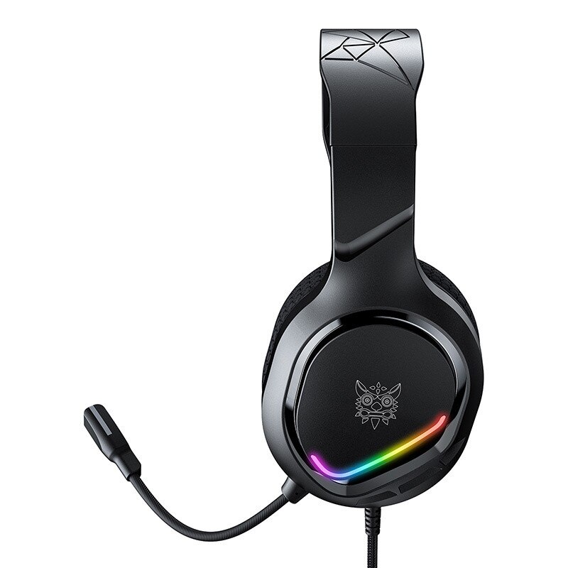 Casti gaming ONIKUMA X31, Cu fir, Drivere 50mm, Jack 3.5 mm / USB, RGB, Lungime cablu 2.2m, Negru