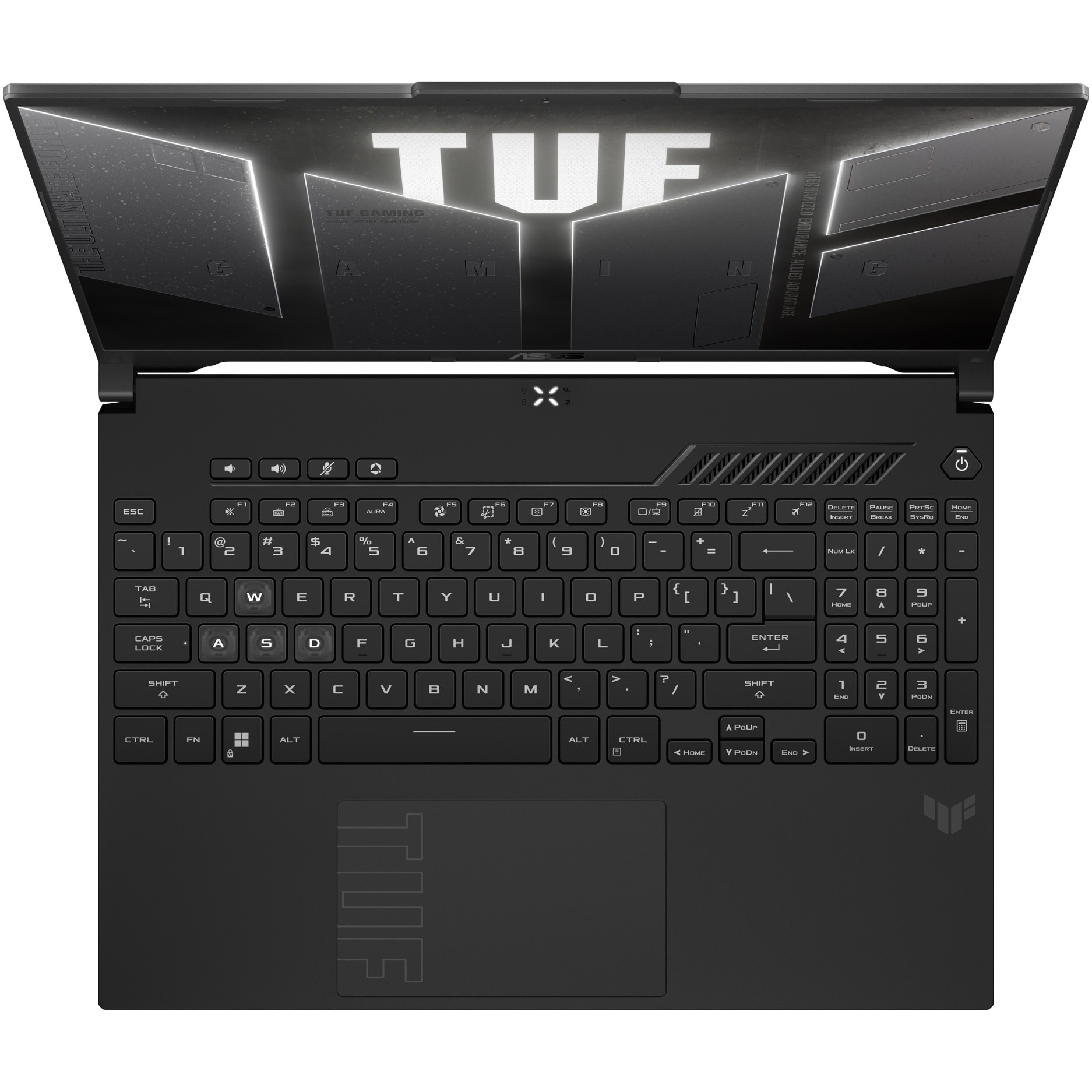 Laptop Gaming ASUS TUF F16 FX607VJ cu procesor Intel® Core™ 5 210H pana la 4.8GHz, 16'', Full HD+, WUXGA, 144Hz, IPS, 32GB DDR4 RAM, 512GB SSD, NVIDIA® GeForce RTX™ 3050 6GB GDDR6, No OS, Mecha Gray